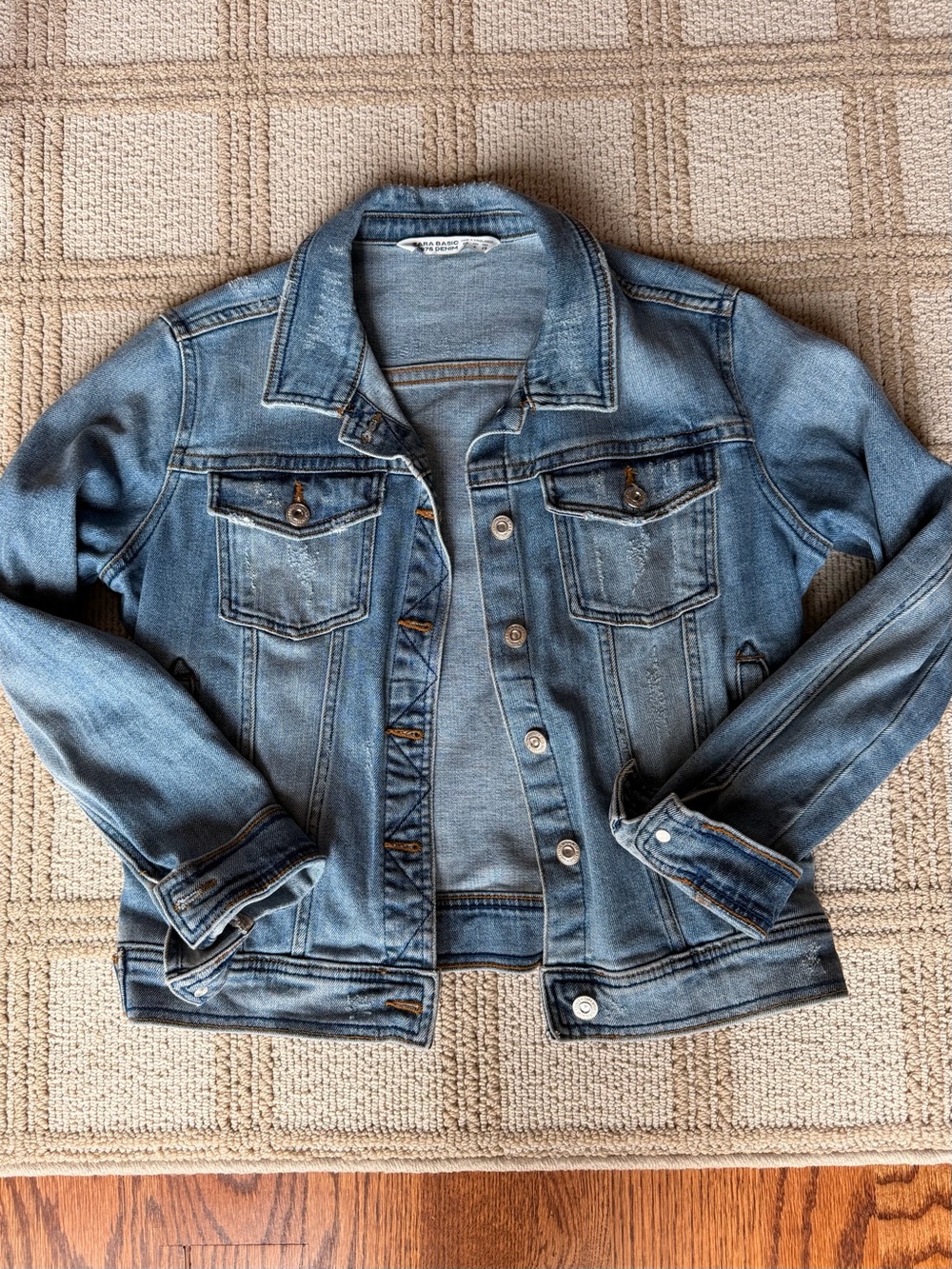 Zara Light Blue Women's Denim Jacket